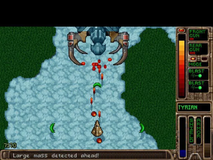 Изображение игры: Tyrian 2000