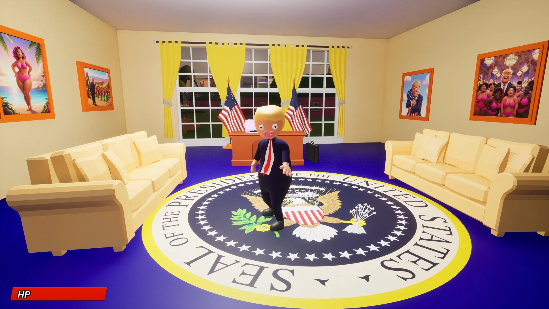 Изображение игры: Grand Donald Trump Simulator