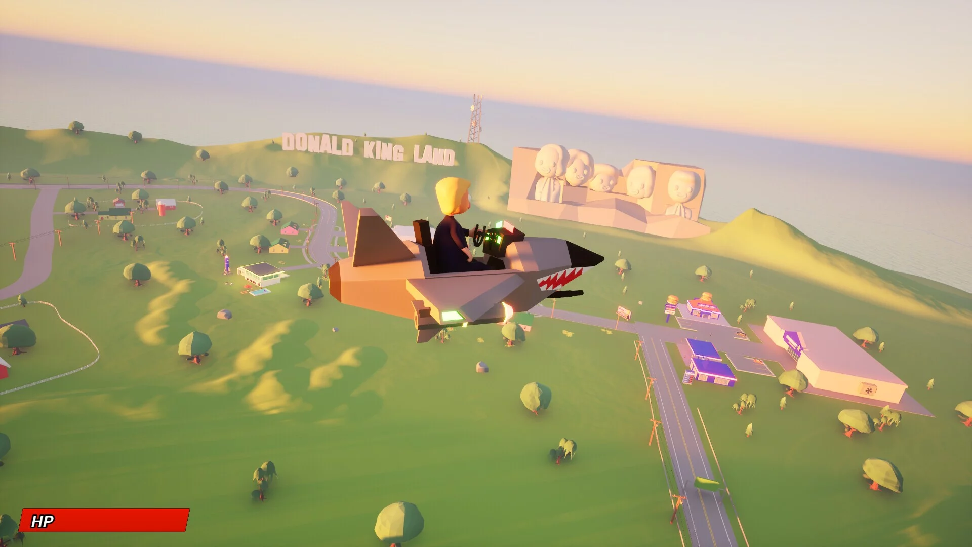 Изображение игры: Grand Donald Trump Simulator