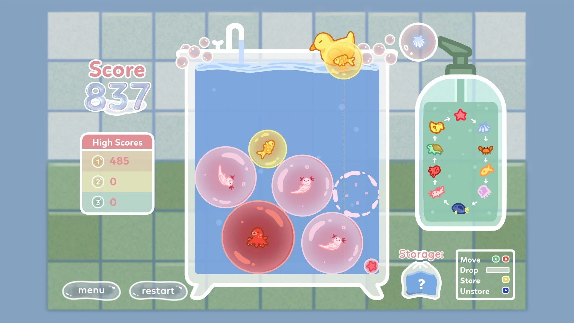 Изображение игры: Bubbles!