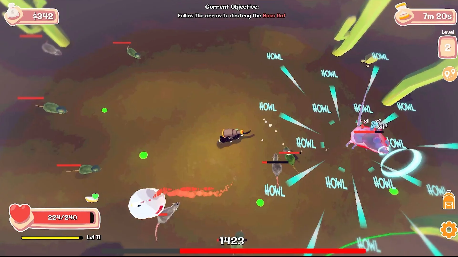 Изображение игры: Cats Vs Rats