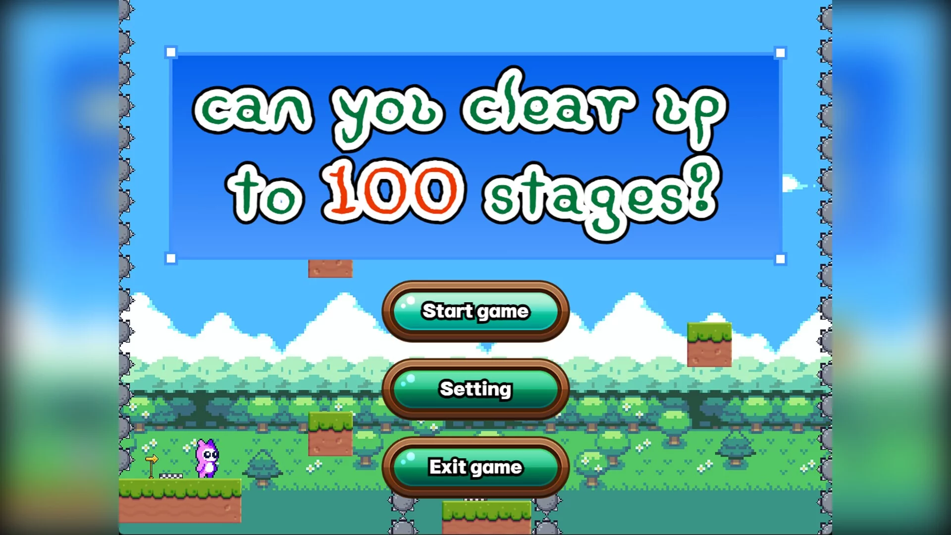 Изображение игры: Can you clear up to 100 stages?