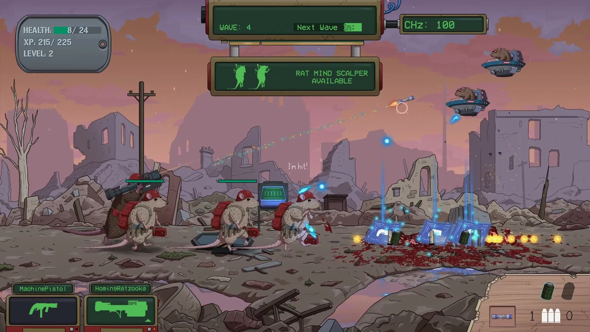 Изображение игры: WAR RATS: The Rat em Up