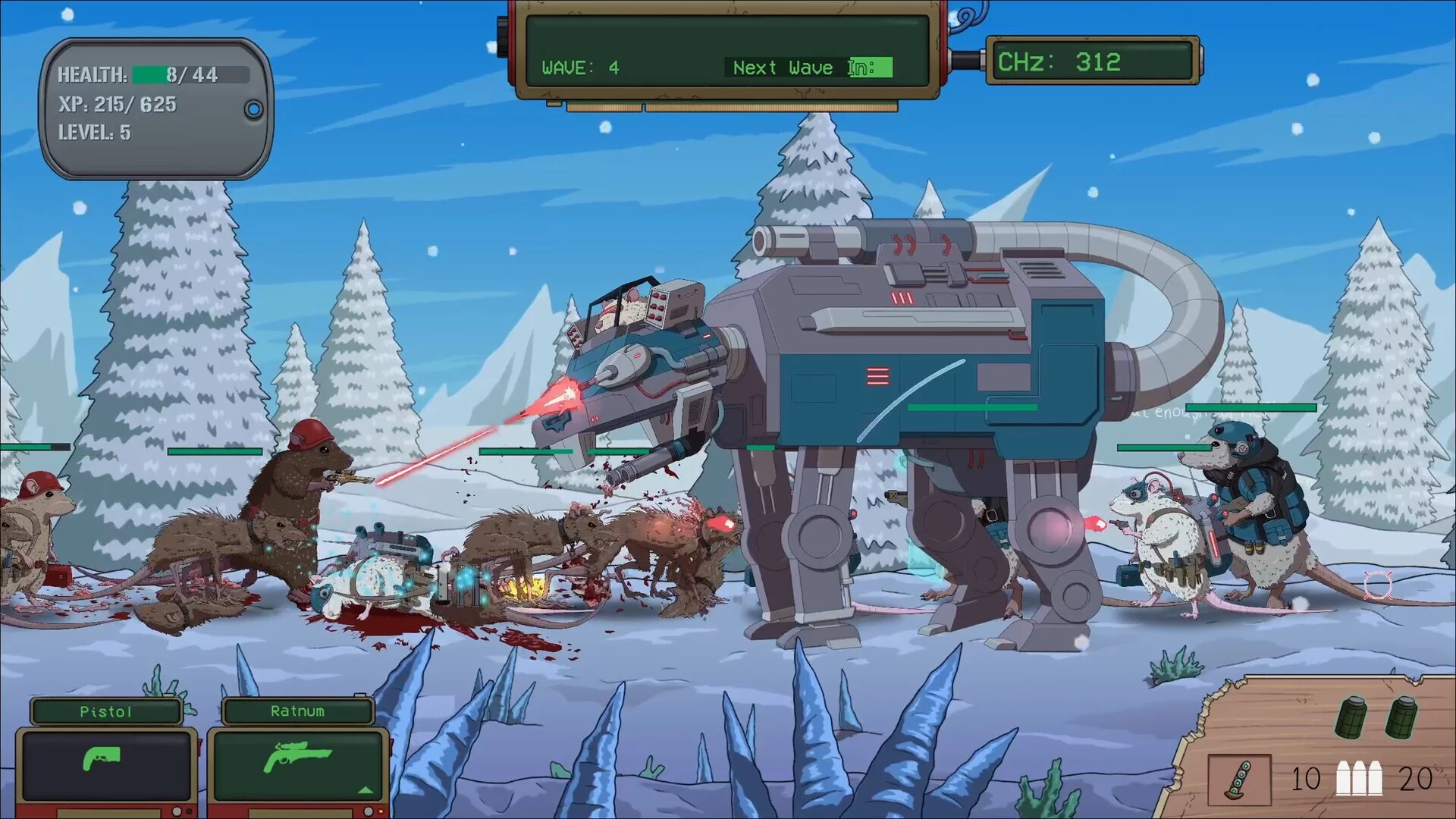 Изображение игры: WAR RATS: The Rat em Up