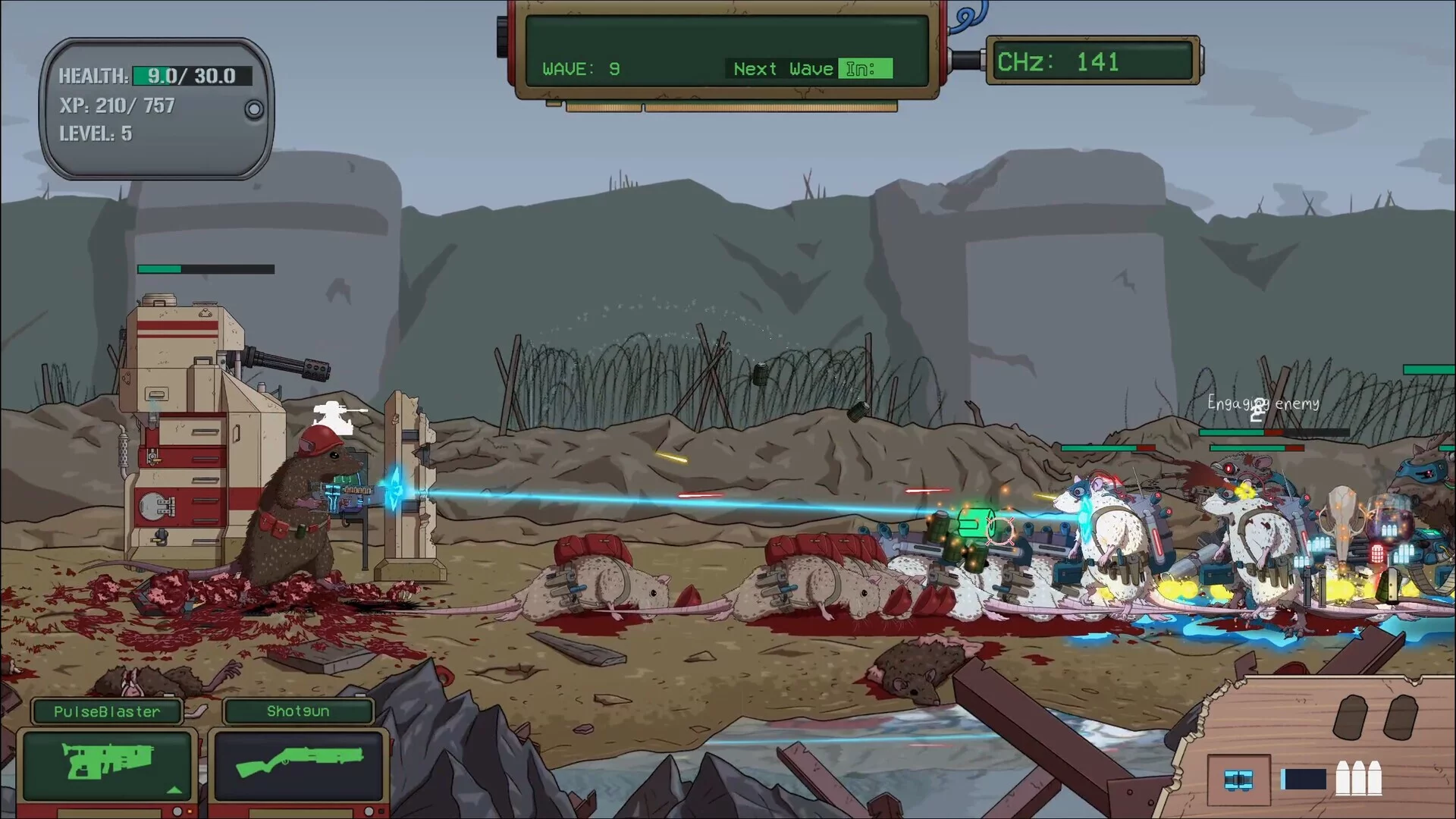 Изображение игры: WAR RATS: The Rat em Up
