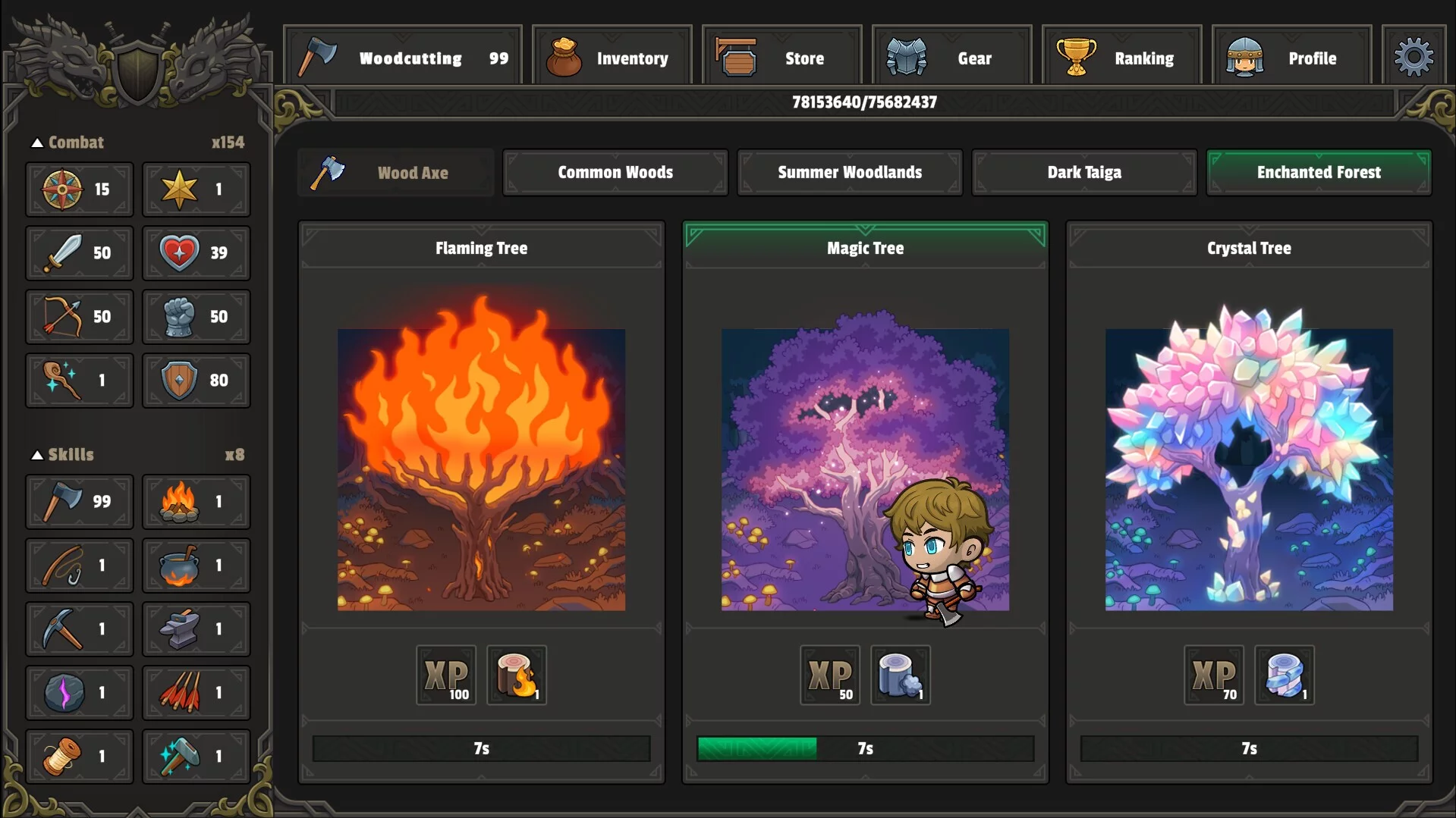 Изображение игры: Rune Legacy Idle