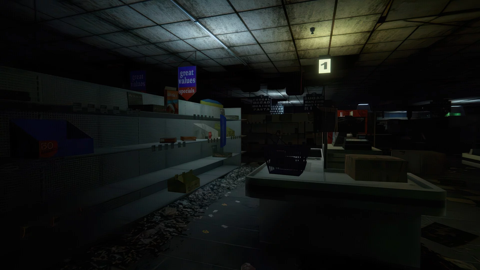 Изображение игры: Backrooms: Exit from Supermarket