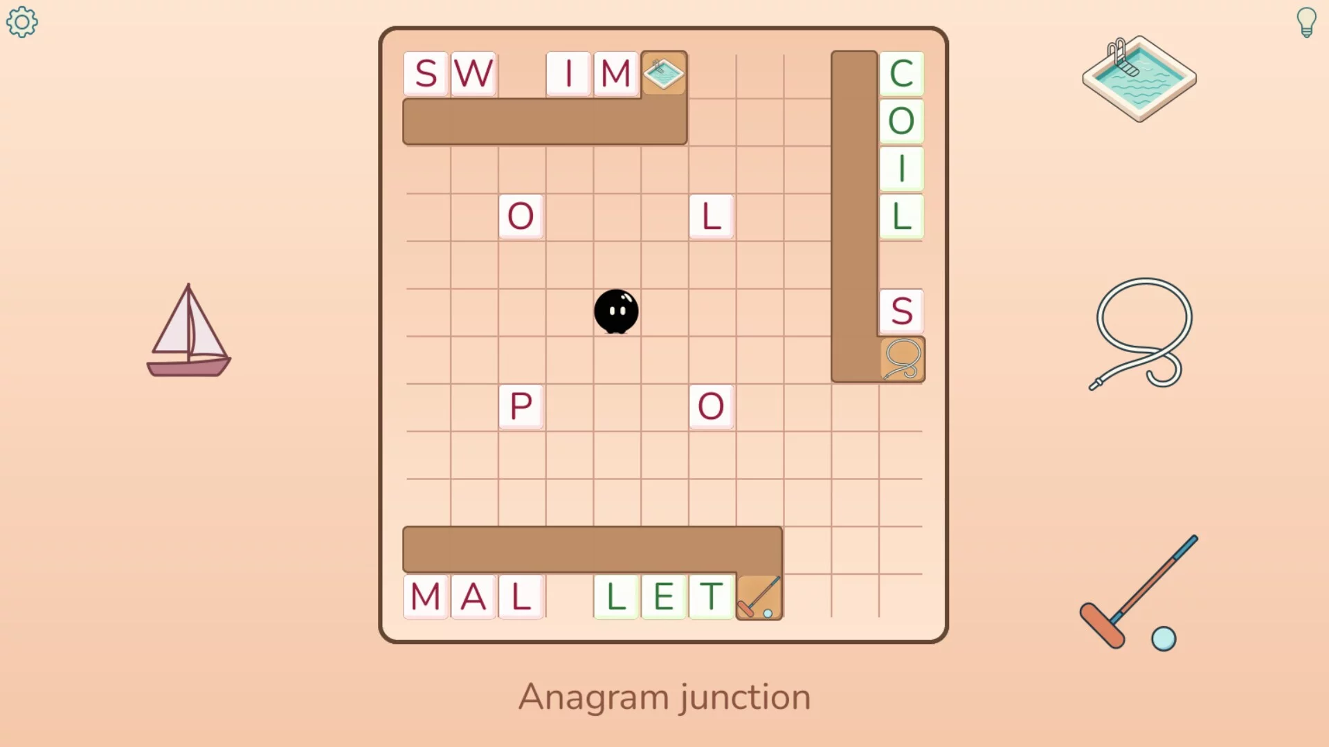 Изображение игры: Spell Slide