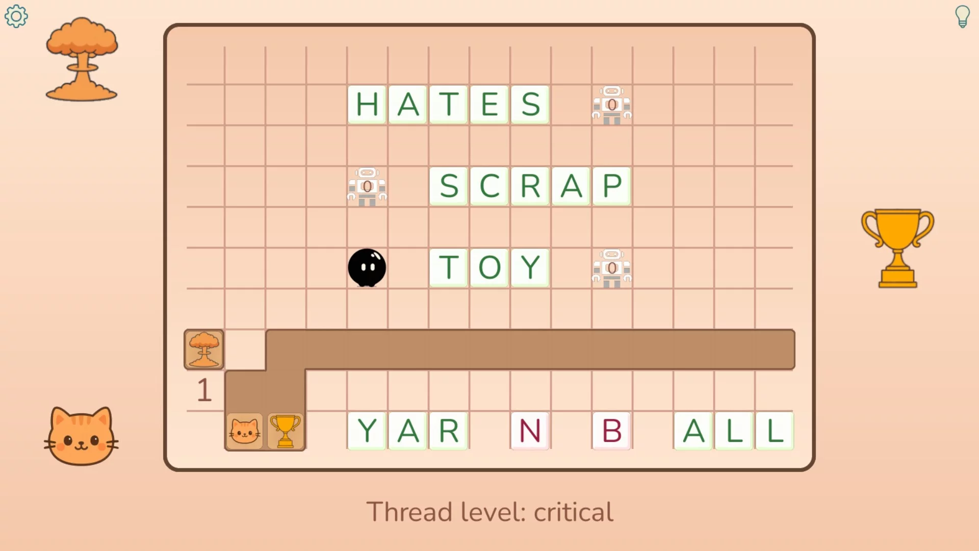 Изображение игры: Spell Slide