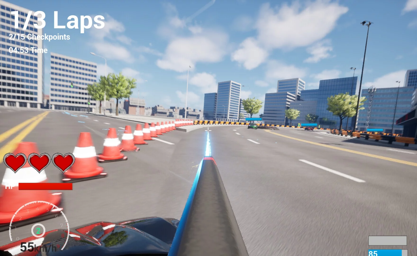 Изображение игры: Split Racing