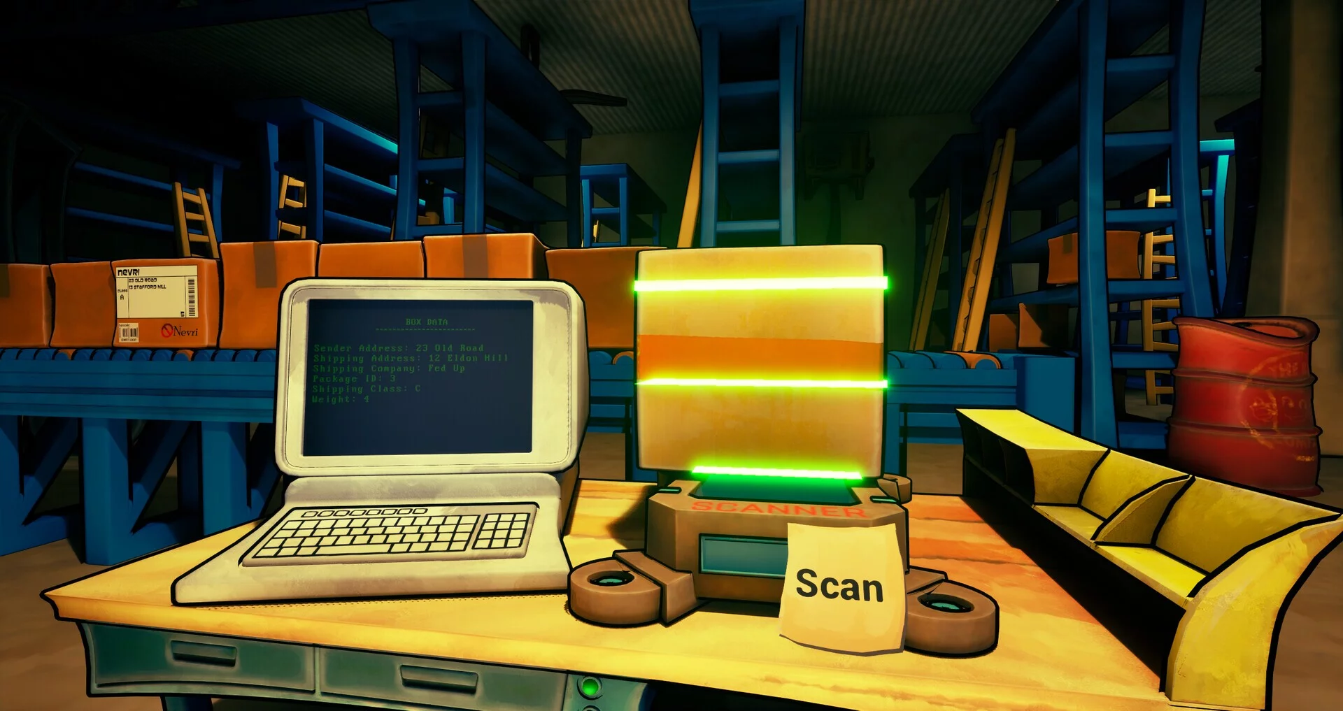 Изображение игры: Boxed Up!