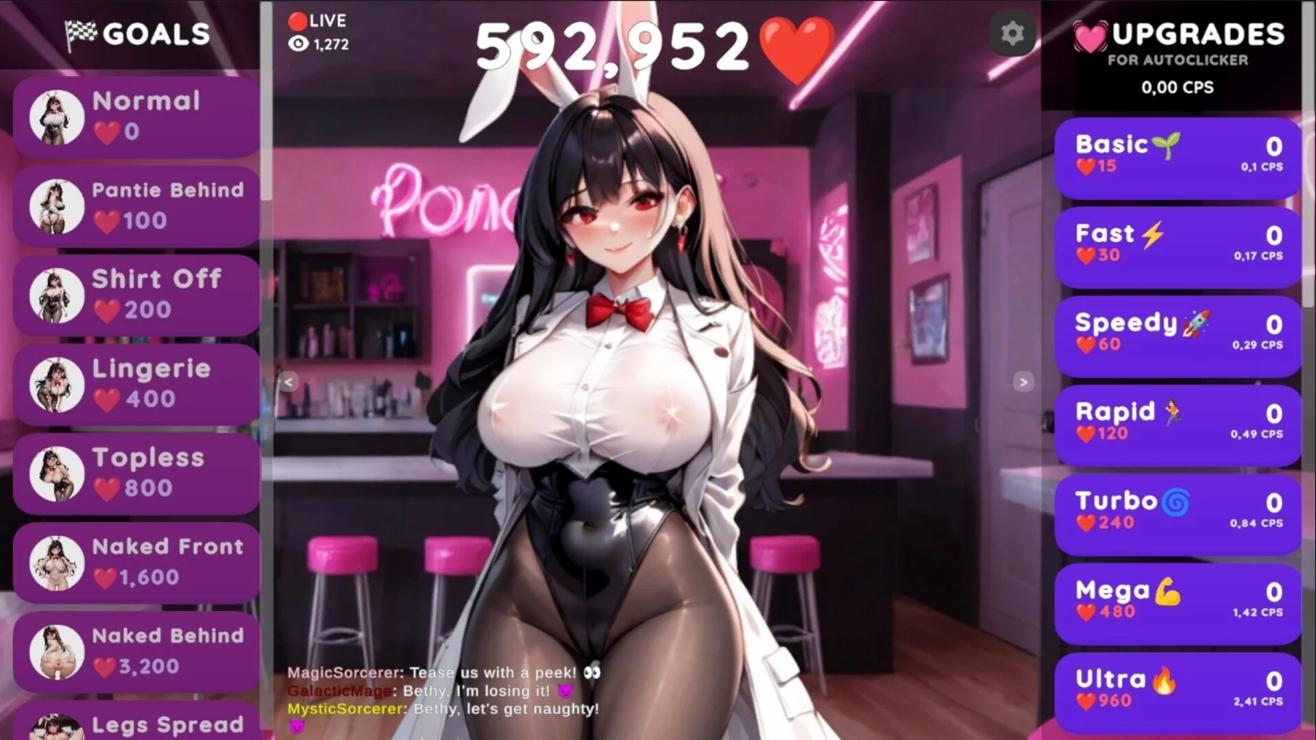 Изображение игры: Hentai Clicker: Bethy is streaming