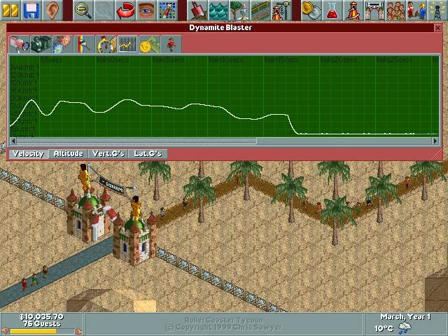Изображение игры: RollerCoaster Tycoon
