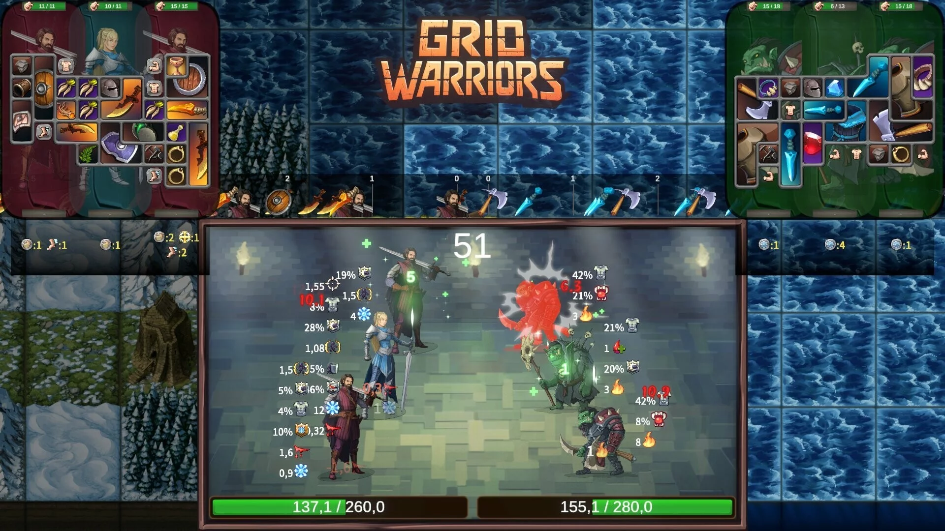 Изображение игры: Grid Warriors: Battles
