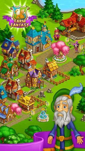 Изображение игры: Farm Fantasy: Happy Magic Day in Wizard Harry Town