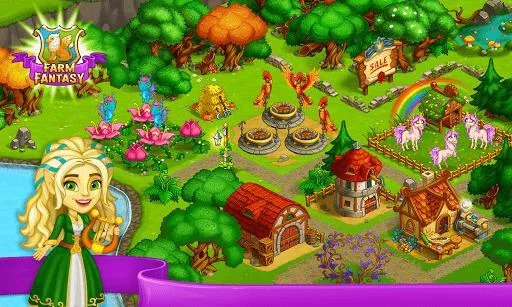 Изображение игры: Farm Fantasy: Happy Magic Day in Wizard Harry Town