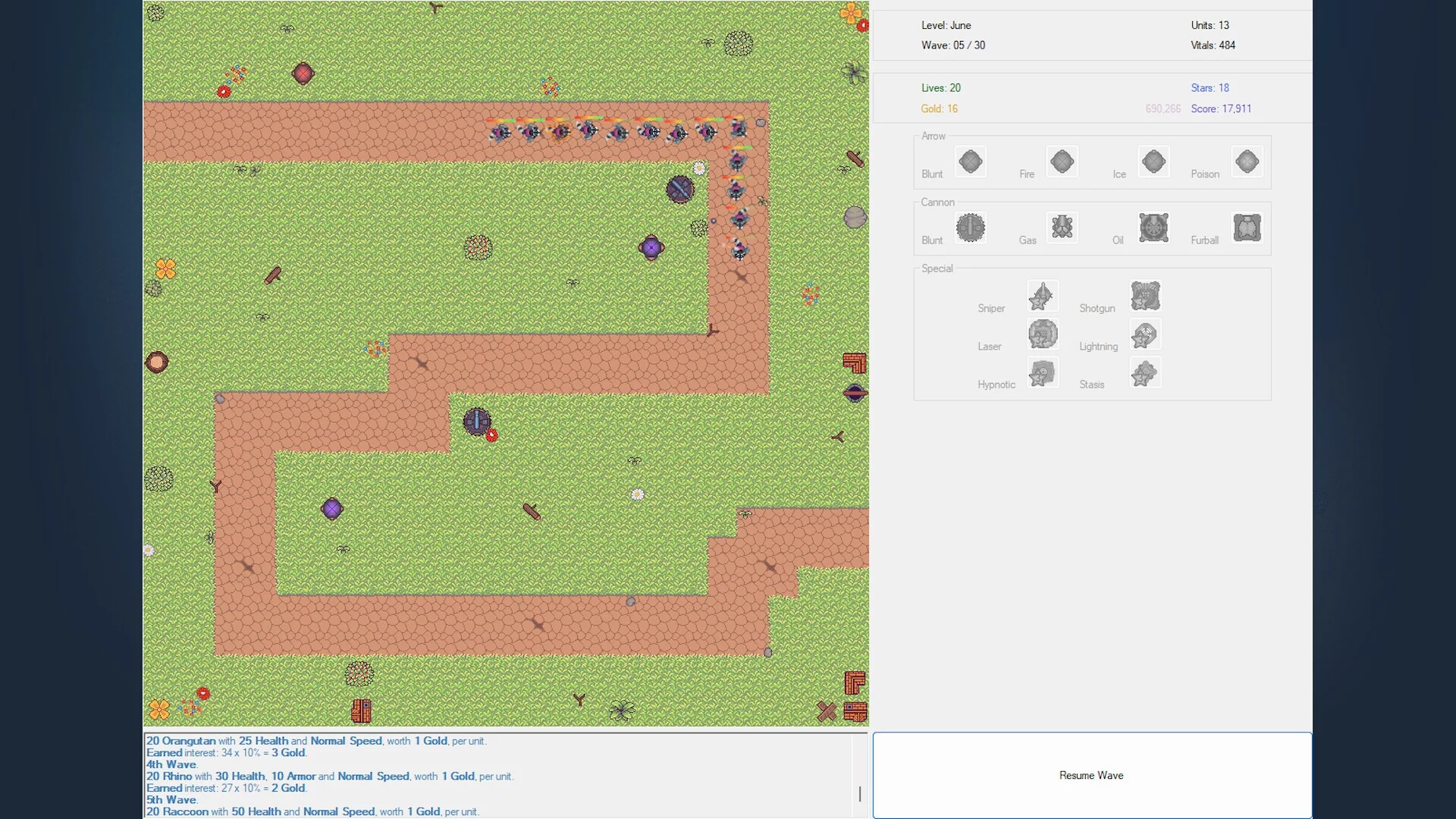 Изображение игры: Fluffy Tower Defense