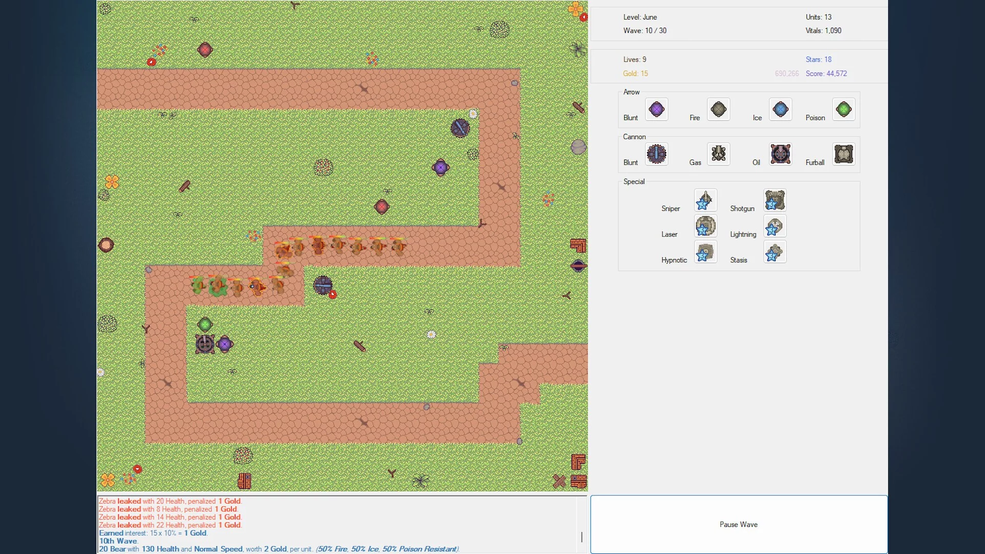 Изображение игры: Fluffy Tower Defense