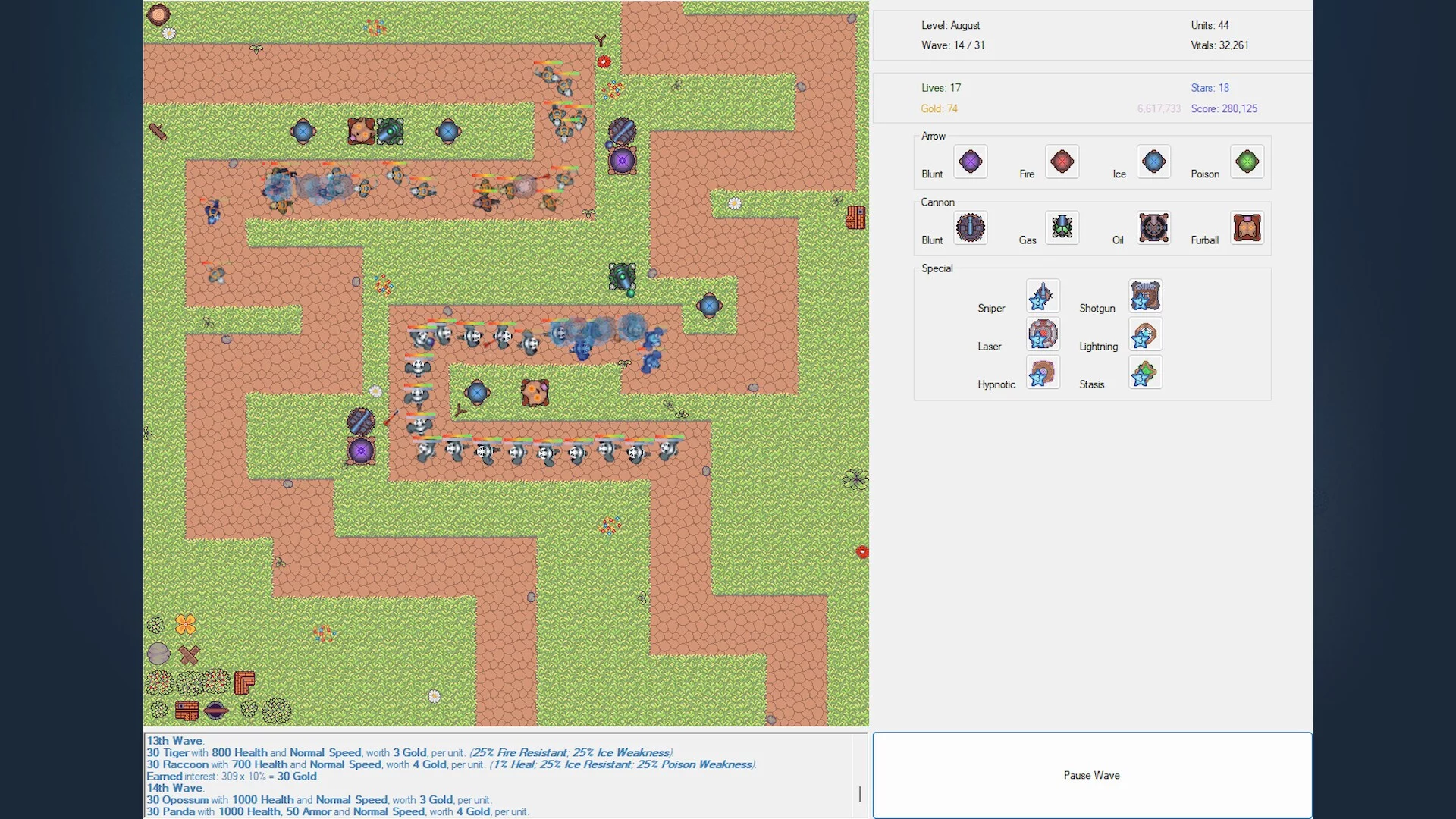 Изображение игры: Fluffy Tower Defense