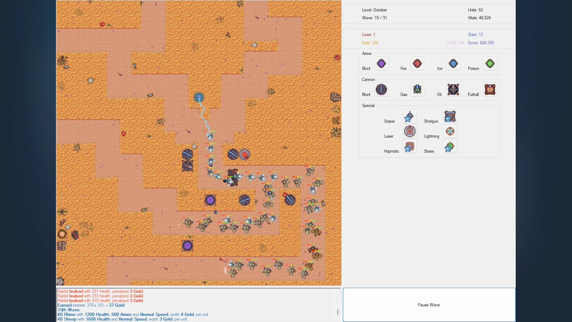 Изображение игры: Fluffy Tower Defense