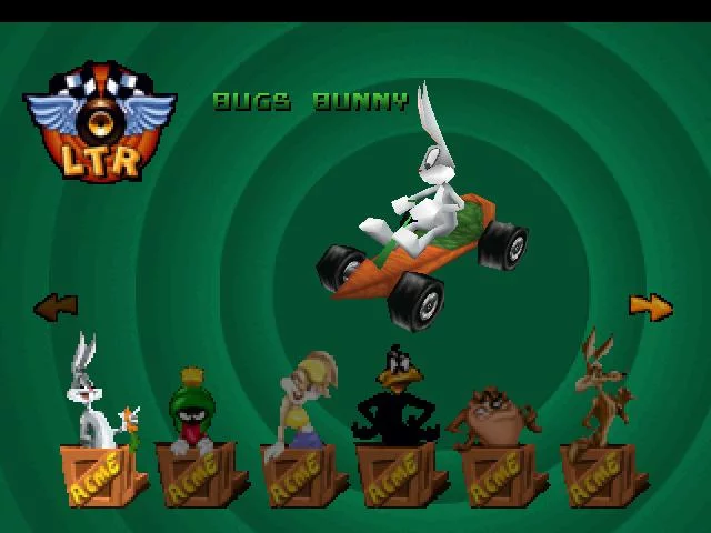 Изображение игры: Looney Tunes Racing