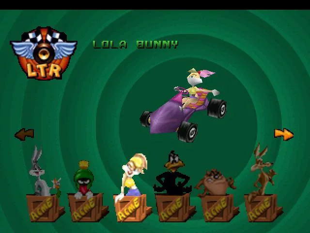 Изображение игры: Looney Tunes Racing
