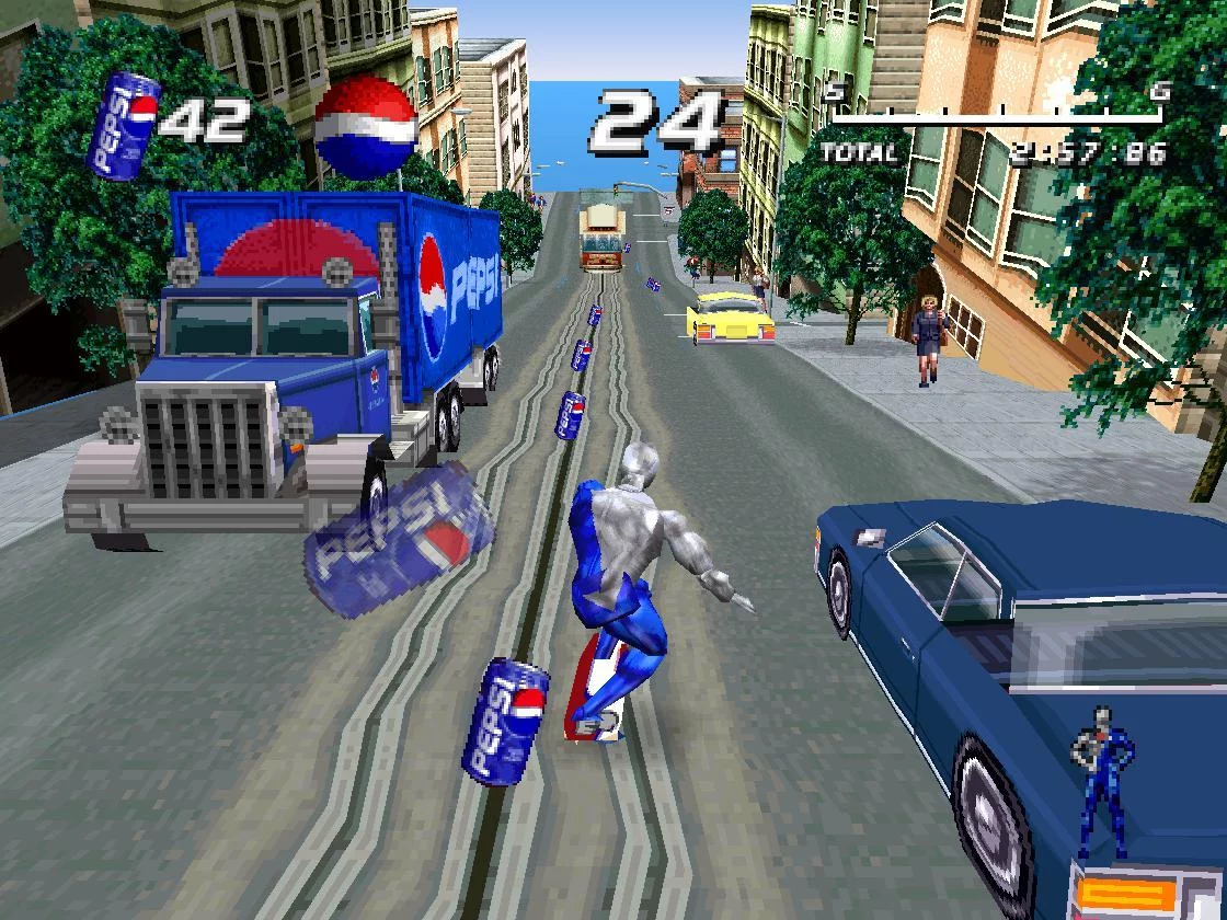 Изображение игры: Pepsiman