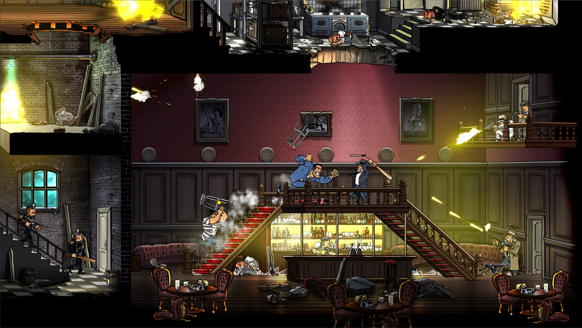 Изображение игры: Guns, Gore and Cannoli 2