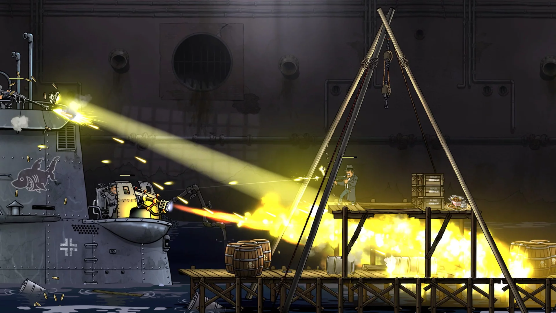 Изображение игры: Guns, Gore and Cannoli 2