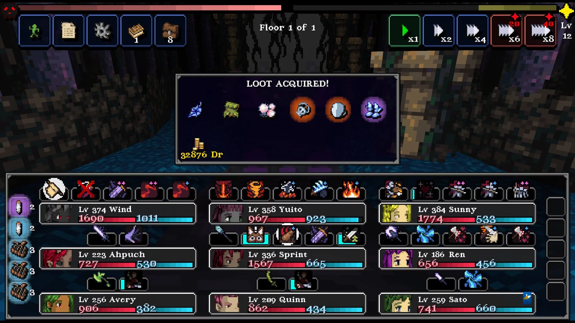 Изображение игры: Legends of Dragaea: Idle Dungeons