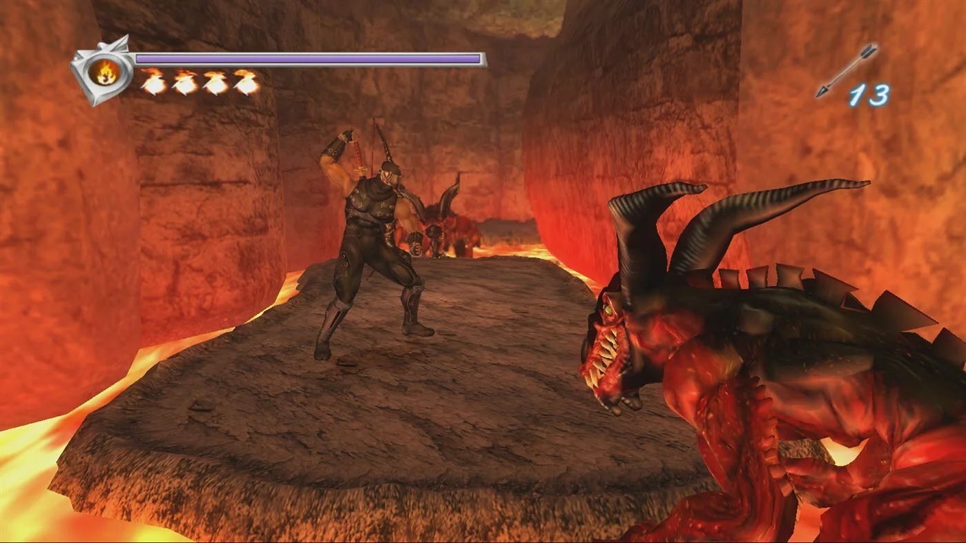 Изображение игры: Ninja Gaiden Black