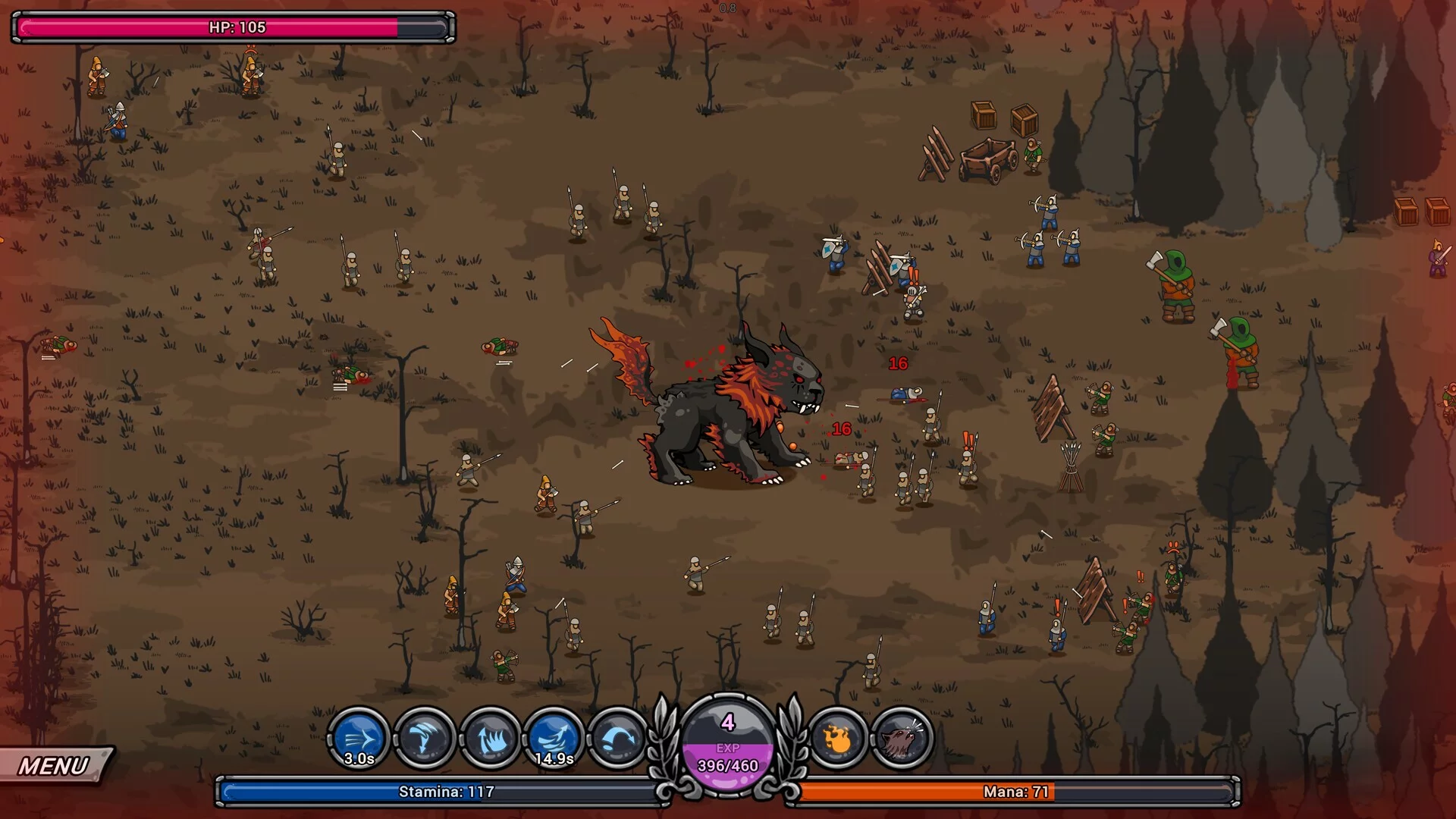 Изображение игры: Monster Run: Downfall of the Empire