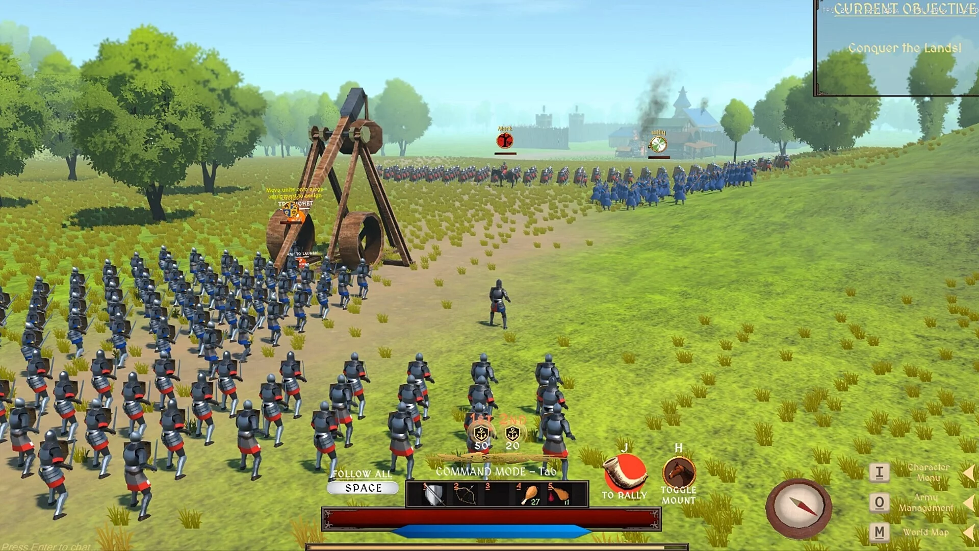Изображение игры: Knights of Conquest: Feudal Shenanigans Galore