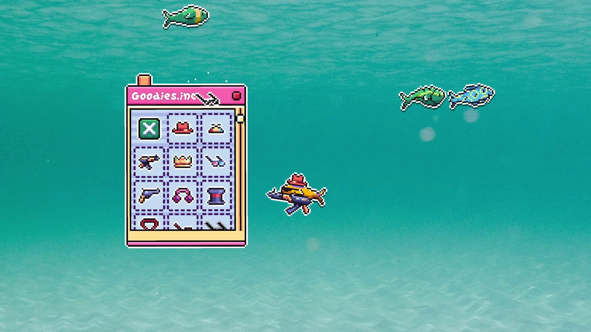 Изображение игры: Desktop Fishes