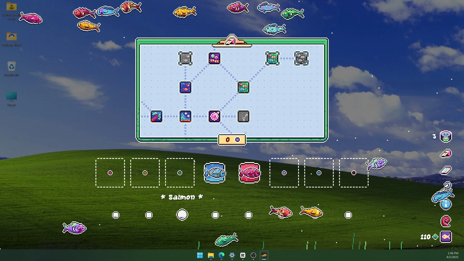 Изображение игры: Desktop Fishes