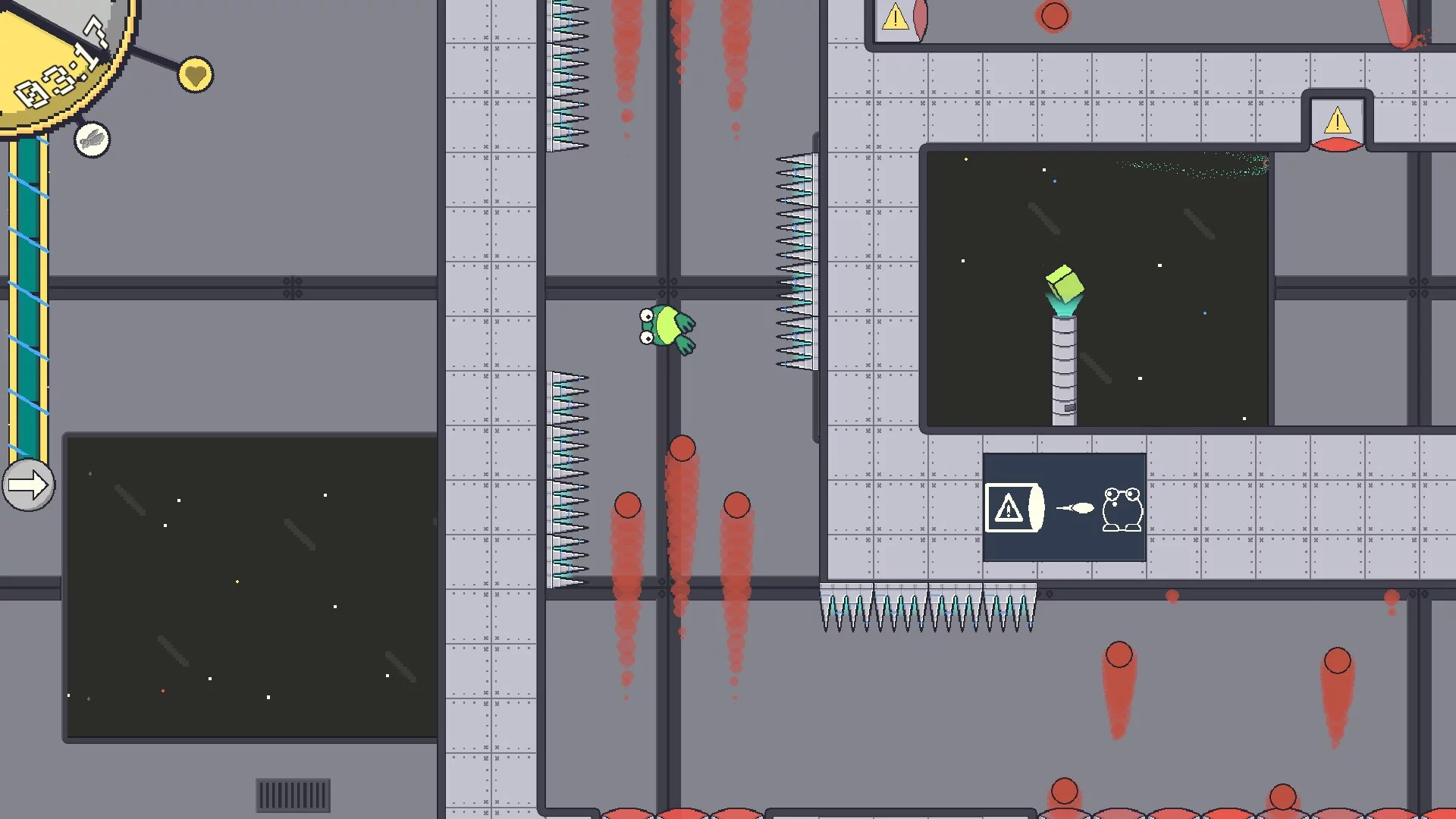 Изображение игры: Frogshot Adventure