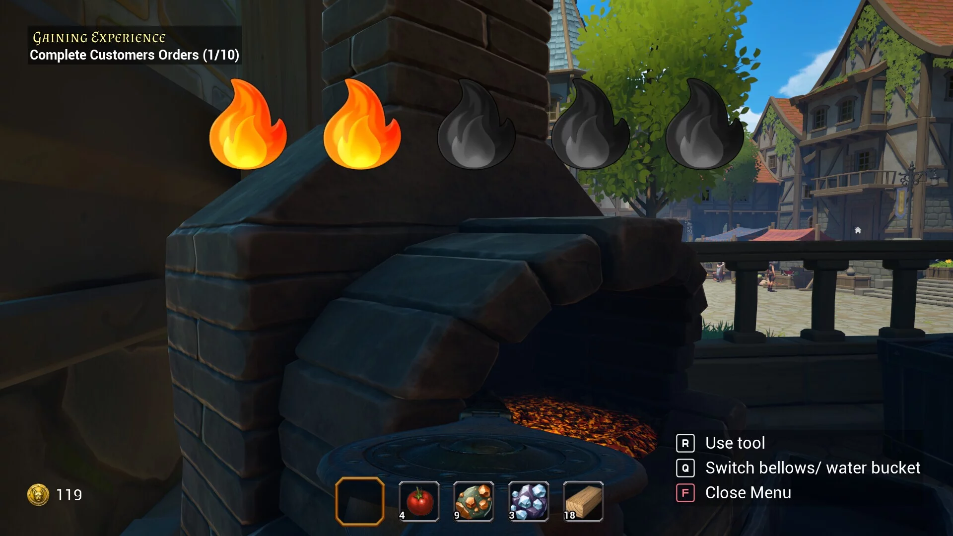 Изображение игры: Heat 'n Hit: The Blacksmith Simulator
