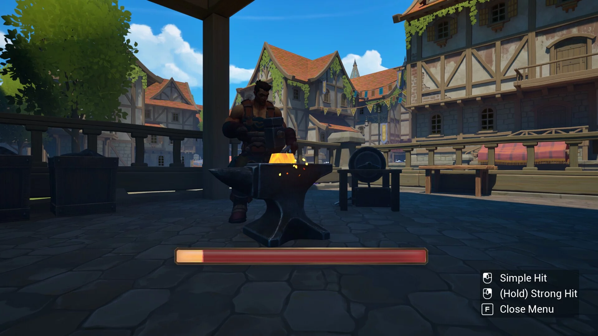 Изображение игры: Heat 'n Hit: The Blacksmith Simulator