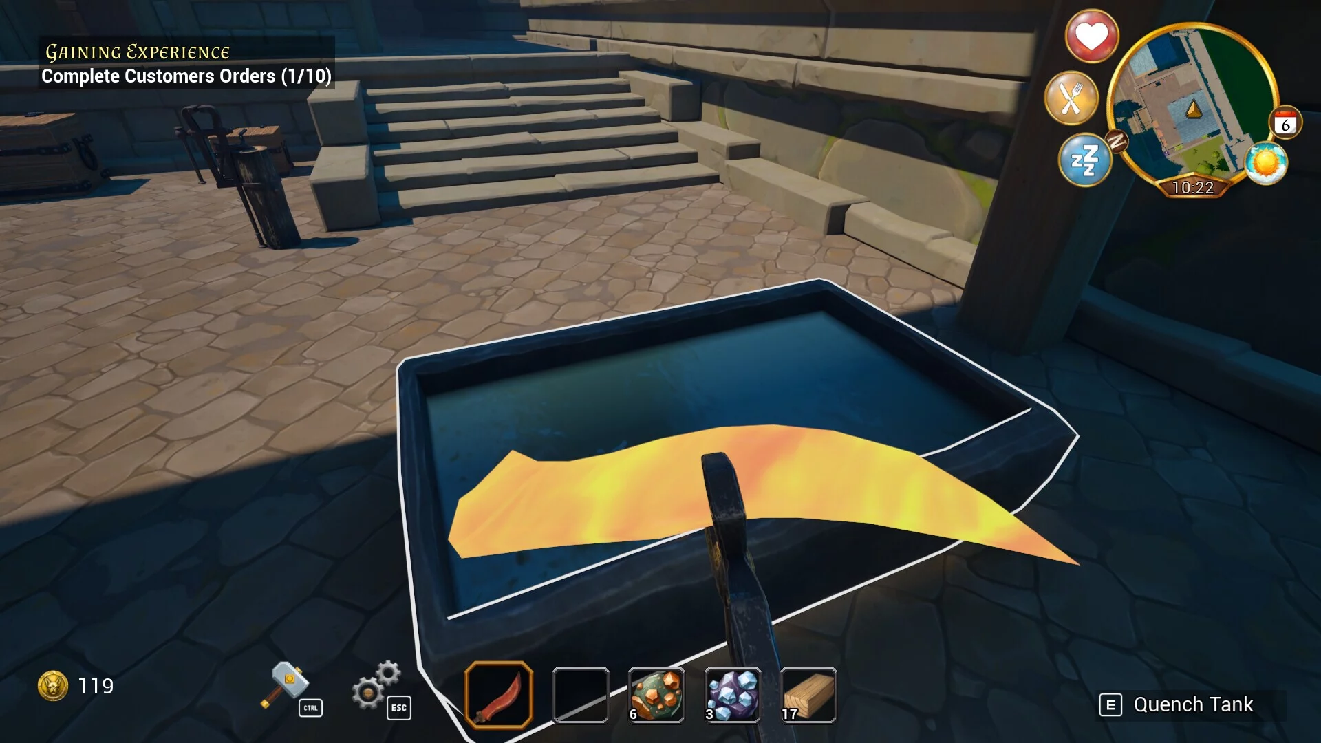 Изображение игры: Heat 'n Hit: The Blacksmith Simulator