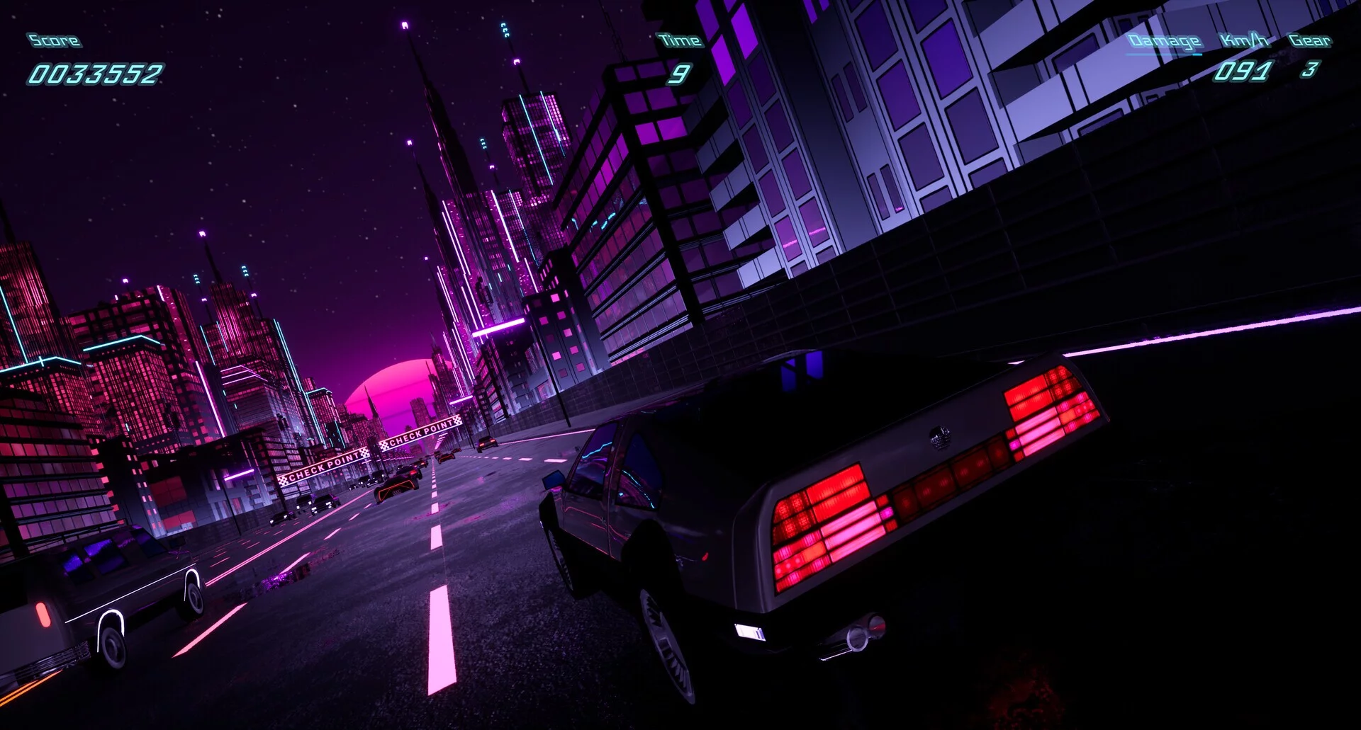 Изображение игры: Neon Highways