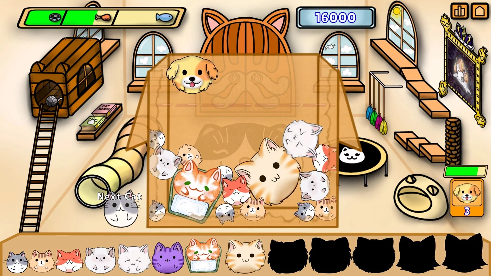 Изображение игры: Cat Merge