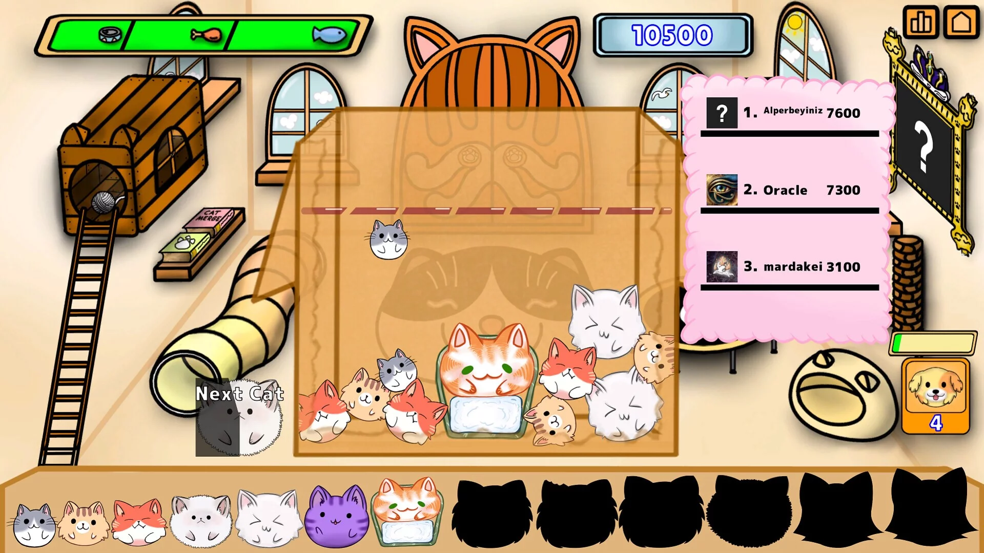 Изображение игры: Cat Merge