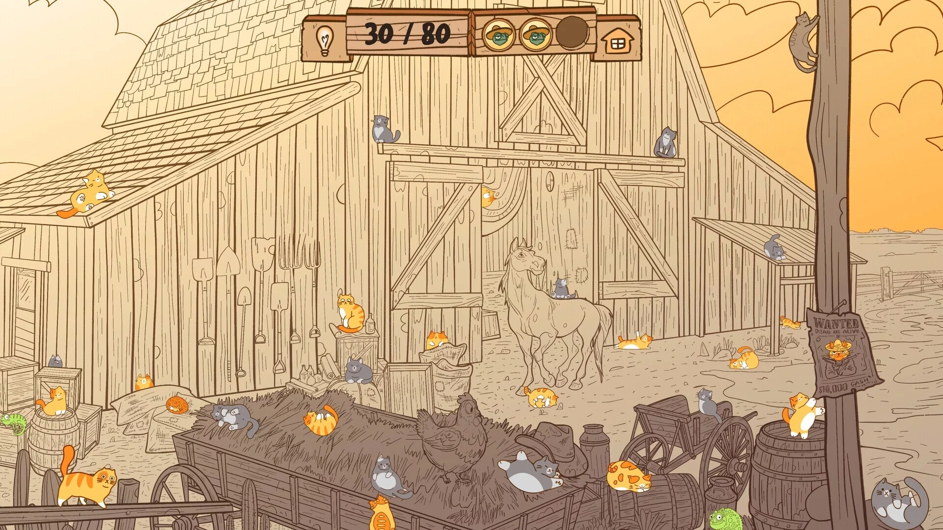 Изображение игры: Cats Visiting Wild West