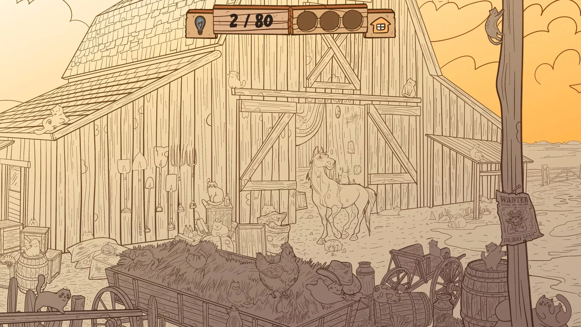 Изображение игры: Cats Visiting Wild West
