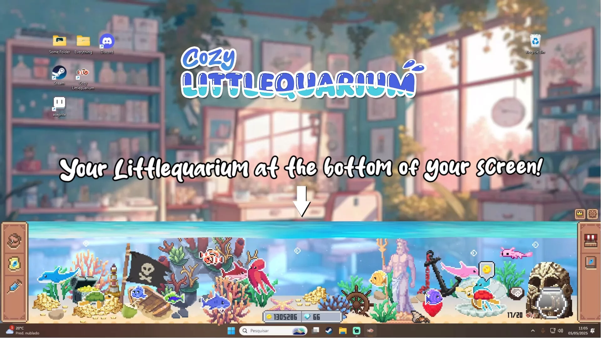 Изображение игры: Cozy Littlequarium