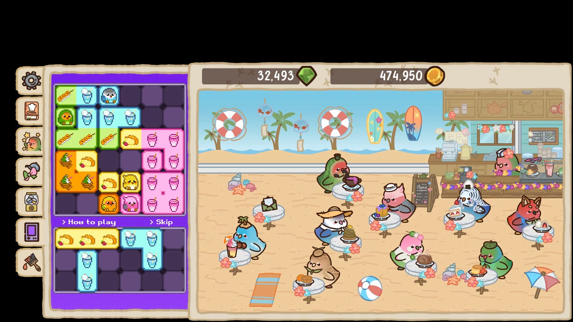 Изображение игры: Cafe Cafe: Idle Bird Collector