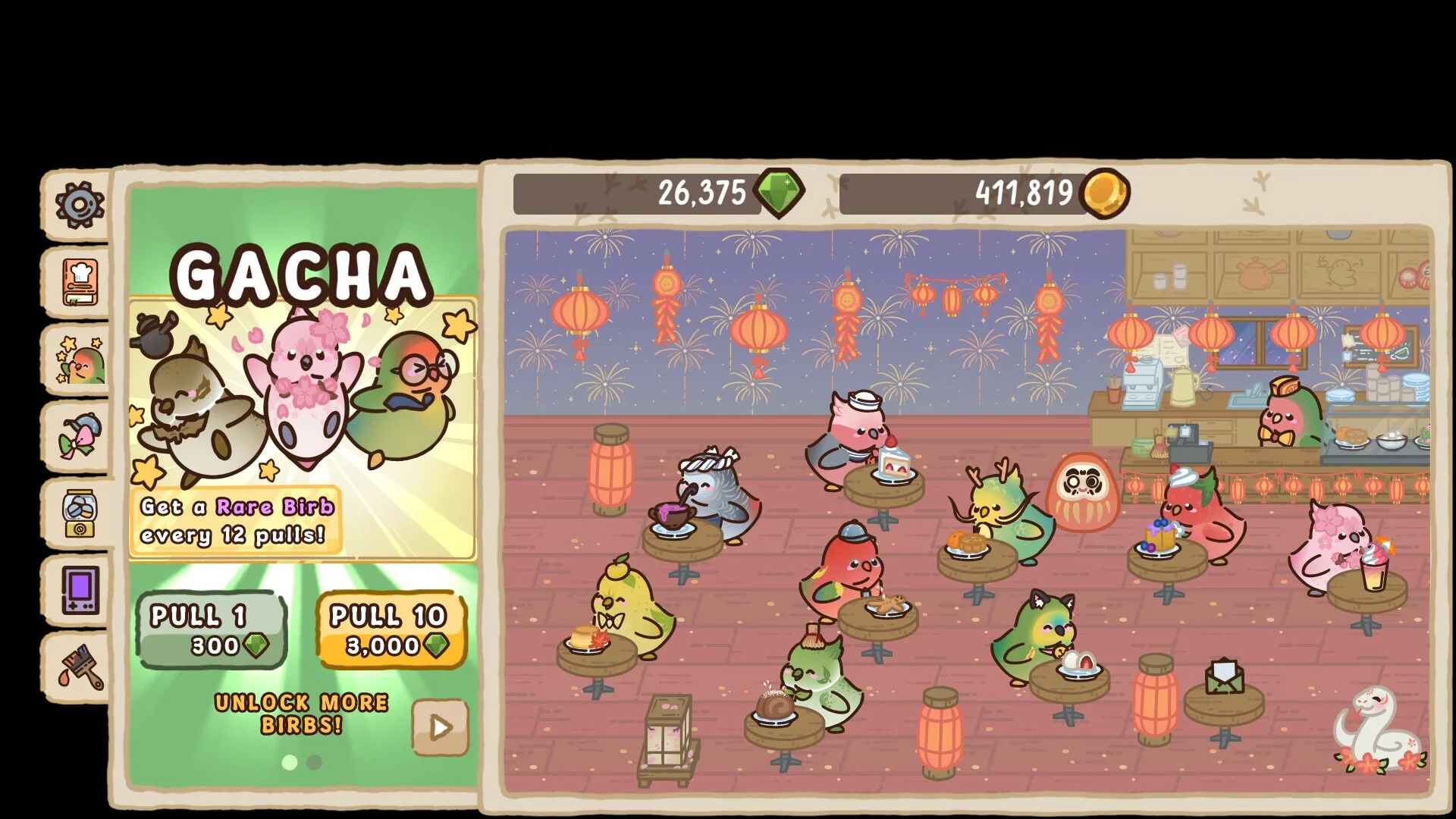 Изображение игры: Cafe Cafe: Idle Bird Collector