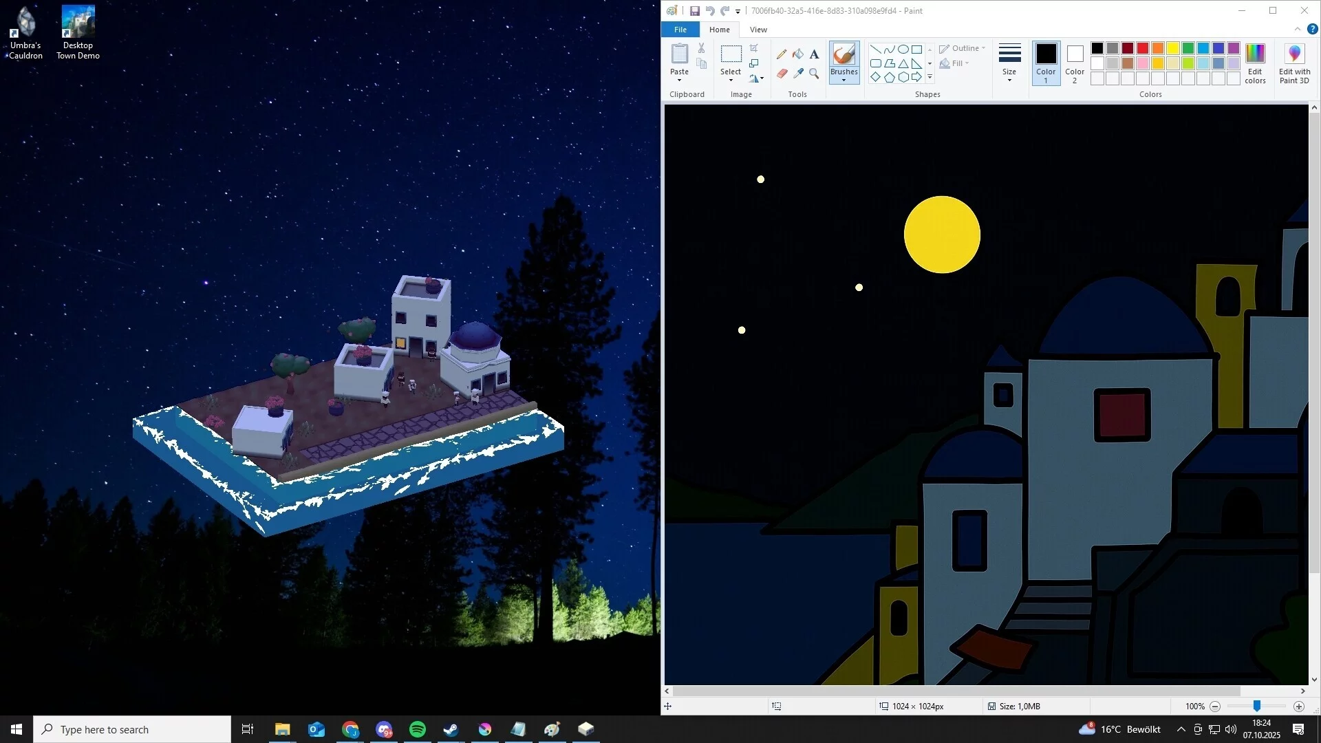 Изображение игры: Desktop Town
