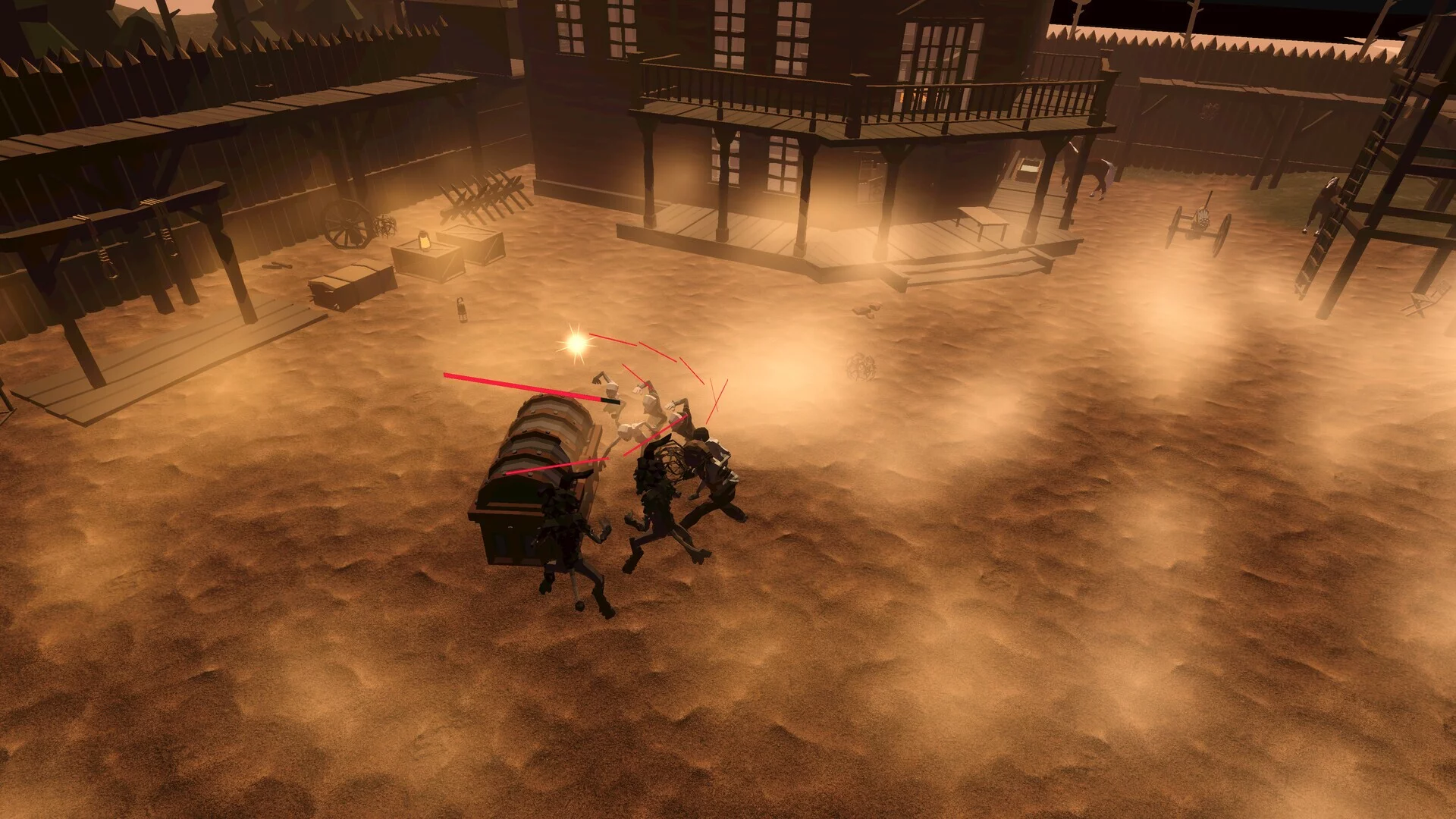 Изображение игры: Wild Wild Westbound VR: Being Jude The Lawless