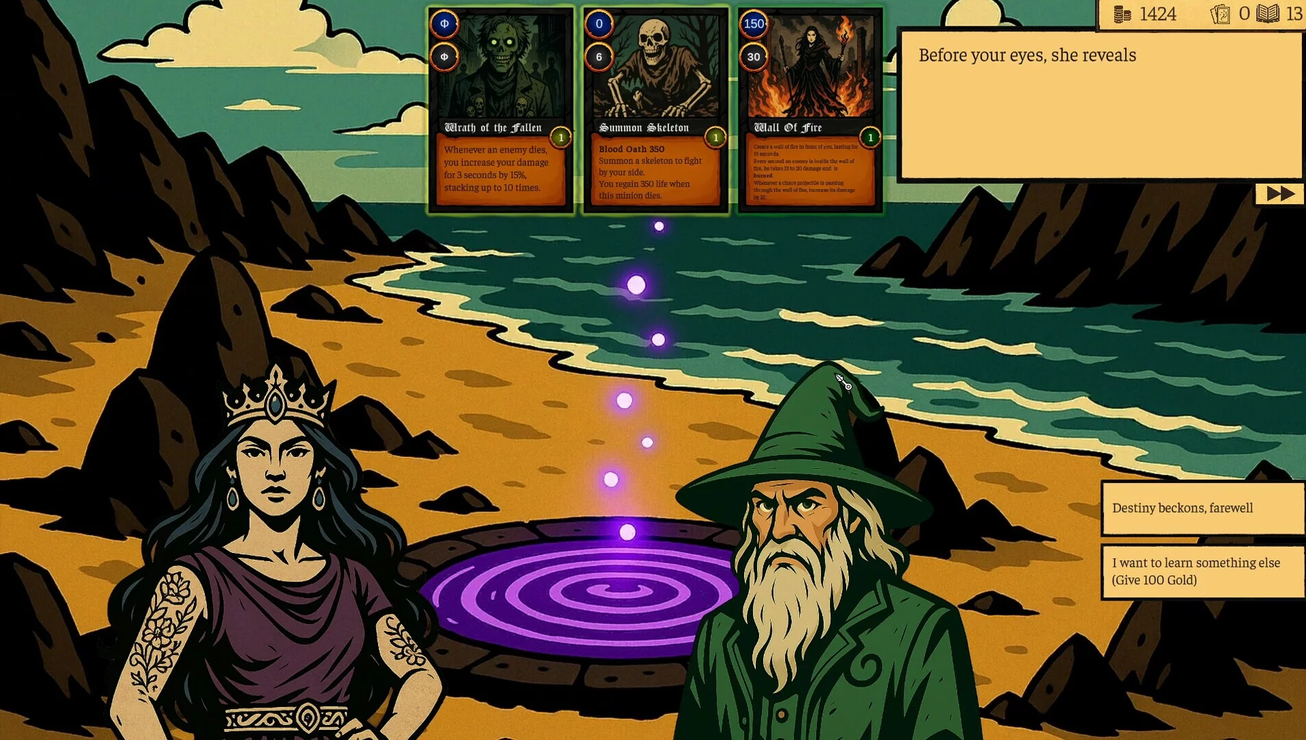 Изображение игры: School of Magic: Deck & Slash